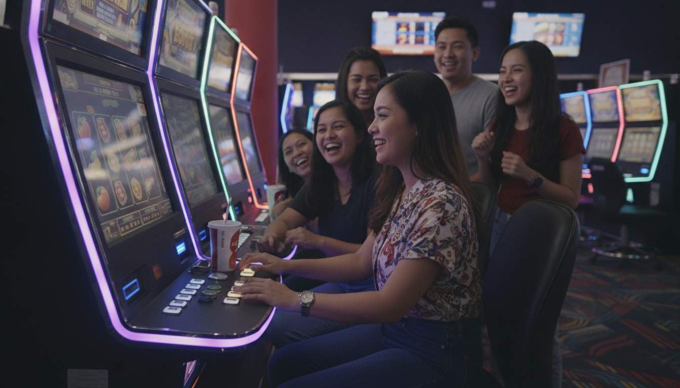 Diverse slot machines available at STARCITY88